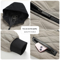 Men's Autumn And Winter Thickening Jacket Hooded