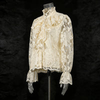 Women's Fashionable Retro Floral Print Top