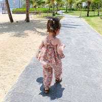 Chiffon vest trousers children's clothing summer new Korean version