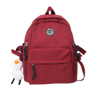 Student Backpack Mori Pure Color Junior High School Campus Backpack