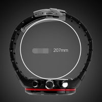 Dual display waterproof watch