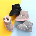 Autumn and winter baby plus velvet short boots