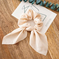 Simple fashion candy solid color rabbit ears head circle