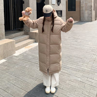 Women's Mid-length Over-the-knee Cotton Coat