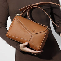 Genuine Leather Bag Women's First Layer Cowhide Soft Crossbody