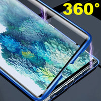 Magneto double-sided glass mobile phone case