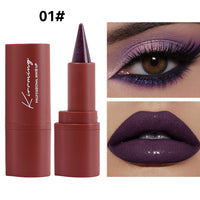 2-in-1 Eyeliner Lipstick 4 Colors Waterproof And Durable
