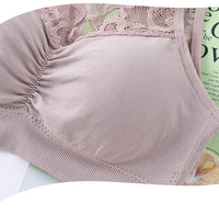 No steel ring vest-style gather bra thin section