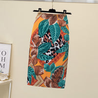 Court Women's Printed Wear Pencil Sheath Skirt