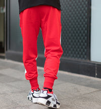 Hip-hop men's casual European and American casual pants beam pants hip-hop high street summer new printed sweatpants men's trousers