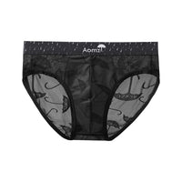 Men's Ice Silk Jacquard Briefs