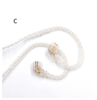 Silver-plated headphone upgrade cable