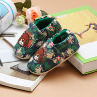 Cotton soft bottom step front shoes