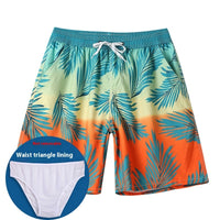 Beach Pants Men's Soakable Hot Spring Swimming Trunks Water Park Beach Couple Vacation Suit Loose Shorts Women