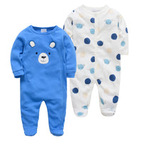 Q2-Piece Baby One-Piece Cotton Romper For Infants