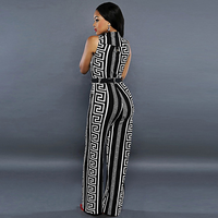Loose Slim Casual Jumpsuit Print