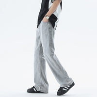Men's Casual American Washed Foggy Gray Jeans