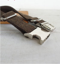 New Alloy Buckle Pet Dog Ring Thickened Dog Collar Bite-resistant Pet Dog Ring Pet Hand Holding Rope
