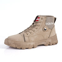 Men's autumn and winter woolen Martin boots