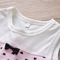 Girls Infant Cute Vest And Sleeveless Dress