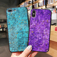 Marble burst mobile phone case