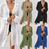 Tencel Slub Cotton Long-sleeved Shirt For Women