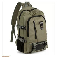 Korean men's Leisure Canvas Bag retro fashion school computer backpack
