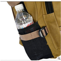 Korean men's Leisure Canvas Bag retro fashion school computer backpack