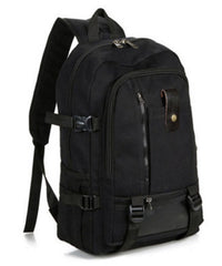 Korean men's Leisure Canvas Bag retro fashion school computer backpack