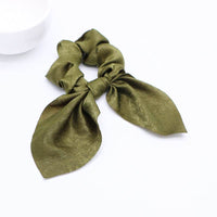 Simple fashion candy solid color rabbit ears head circle