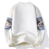 Autumn And Winter Fashion Trend Mock Neck Sweater Men