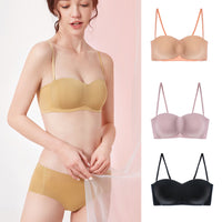 Half-cup tube top bra seamless underwear