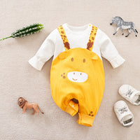Outdoor Long Sleeve Cotton Baby One-piece Pants