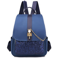 Fashion Student Backpack Korean Sequin Travel School Bag