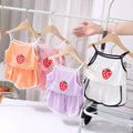 Girls Ice Silk Sling Suit Summer Loungewear