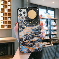 Light Luxury Series Epoxy Gold Foil Phone Case