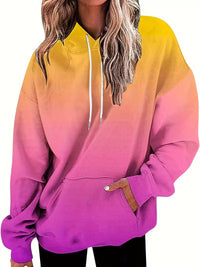 Tie-dye Gradient Print Women's Hoodie