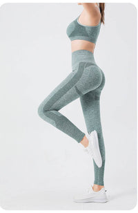 Women's High Waisted Leggings Are Breathable Elastic Shaping And Suitable For Running Yoga And Exercise