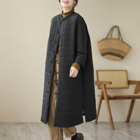 Women's Retro Chinese Knot Button Cotton Coat