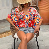 New Women's Casual Short Sleeve Shirt