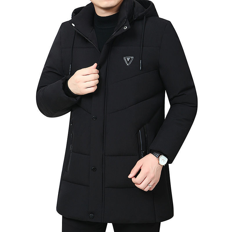 Winter Middle-aged And Elderly Men's Coat Thickened