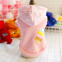 Teddy clothes plus velvet thick hooded sports sweater