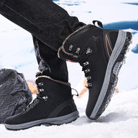 Winter Plus Size Fleece Lined Padded Warm Keeping Snow Boots