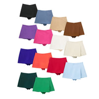 Women's High Waist Asymmetric Shorts