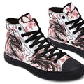 Printed Couple High Top Canvas Shoes