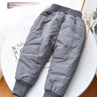 Girls' Four-layered Thickened Cotton Pants Winter Wear