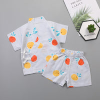 Newborn Gauze Air-Conditioned Pajamas