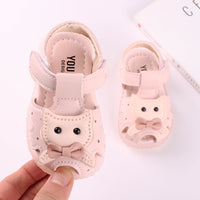 Transparent non-slip rubber toddler shoes