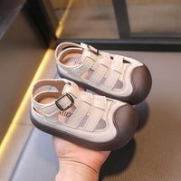 Summer New Boys' Anti-kick Beach Shoes Hollow Out