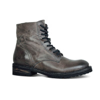 All-Match Low-Heel Square Heel Lace-Up Men's Boots